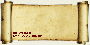 Mina Aleksić vizit kartica